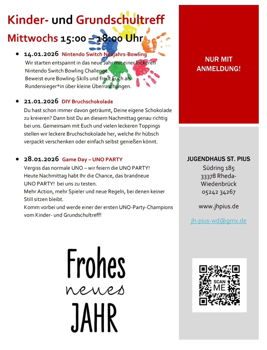 Kindertreffprogramm Januar 2026